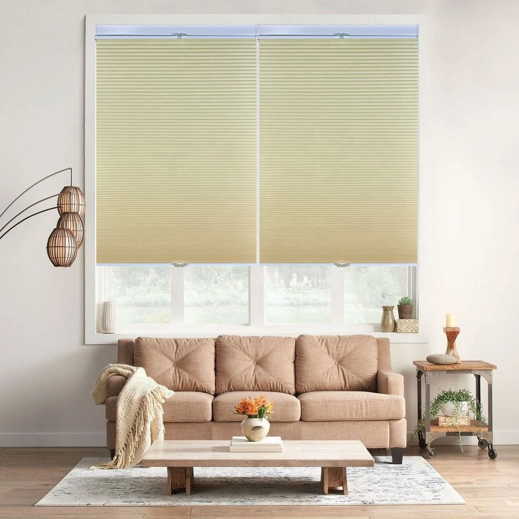 Waterproof Cellular Honeycomb Blinds Cordless Top Down and Bottom up Cellular Shade Easy Fit Honeycomb Shade