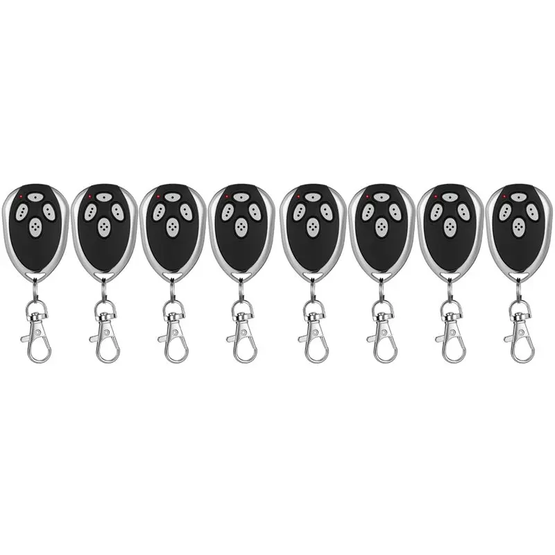 

【NEWLY】8 Pcs 4 Channels Gate Opener Remote Compatible For Aleko LM123 433.92Mhz Garage Door Remote Control Transmitter