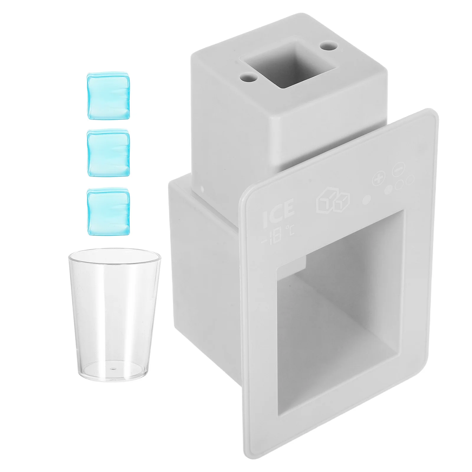 1 conjunto crianças fingir cozinha máquina de gelo realista mini simulação jogar aparelho aumenta a criatividade para cozinha playset