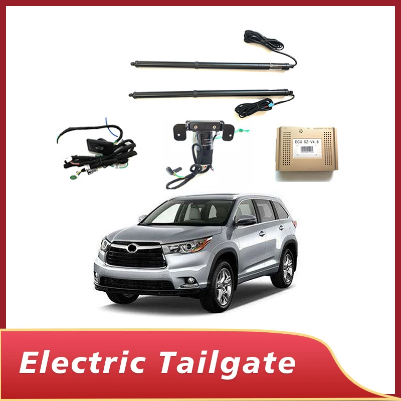 

For Toyota Highlander 2009-2023 electric tailgate modified car trunk door installation lifting rear door Can install foot sensor