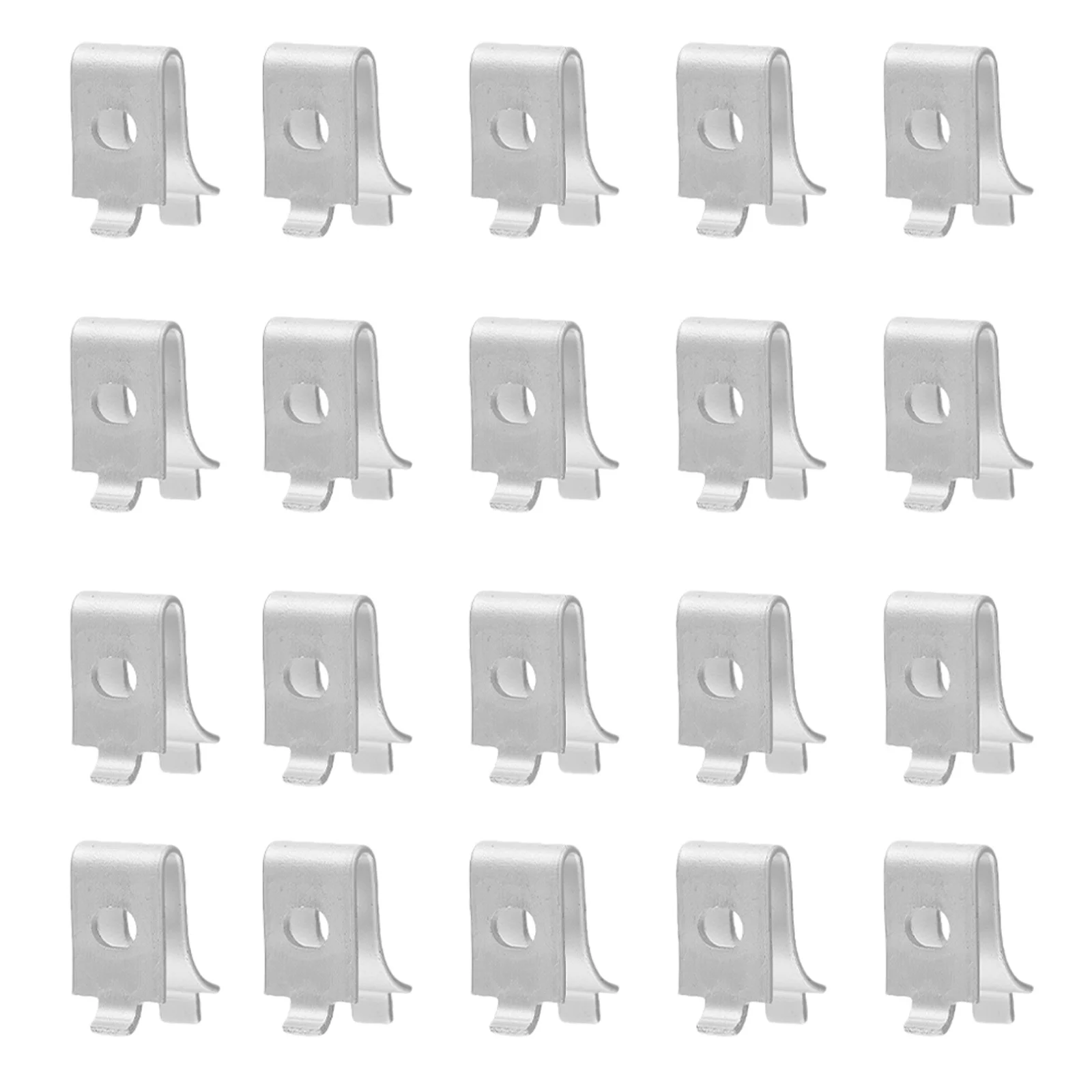 

20Pcs Shelf Clip Support Adjustable Bracket Heavy Duty Metal Shelving for Supermarkets Convenience Stores Tool Rooms Stable