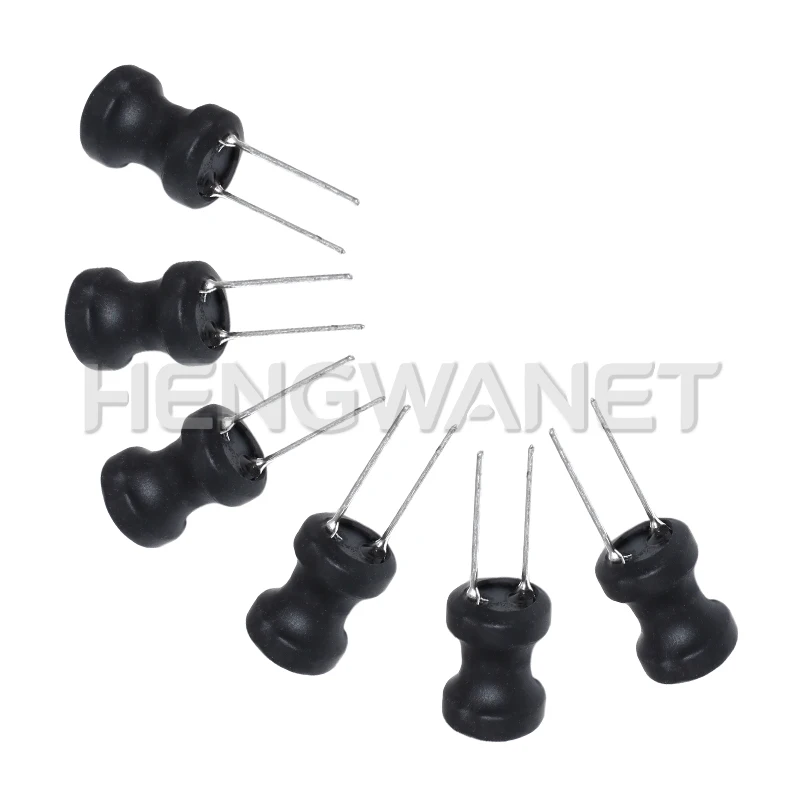 10PCS/Lot DIP Power Inductor Copper Coil 9*12mm 0912 1mH 2.2mH 3.3mH 4.7mH 10mH 68 100 220 330 470UH