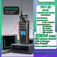 Quansheng TK11(5) Portable Ham Radio 10W Multi-Band Spectrum Analyzer 27MHz CB LW MW SW USB AM FM LSB CW - HF VHF UHF SSB