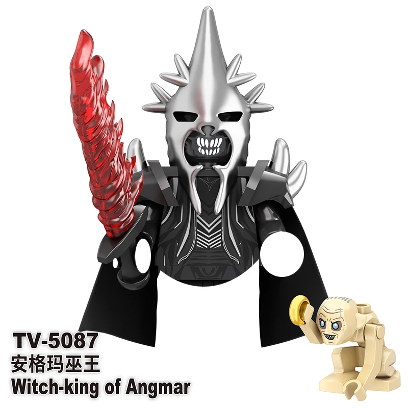 Dios de la guerra Kratos ladrillos para juguetes Señor del anillo regalos Mini figuras de acción niños bloques de construcción para regalos de fiesta