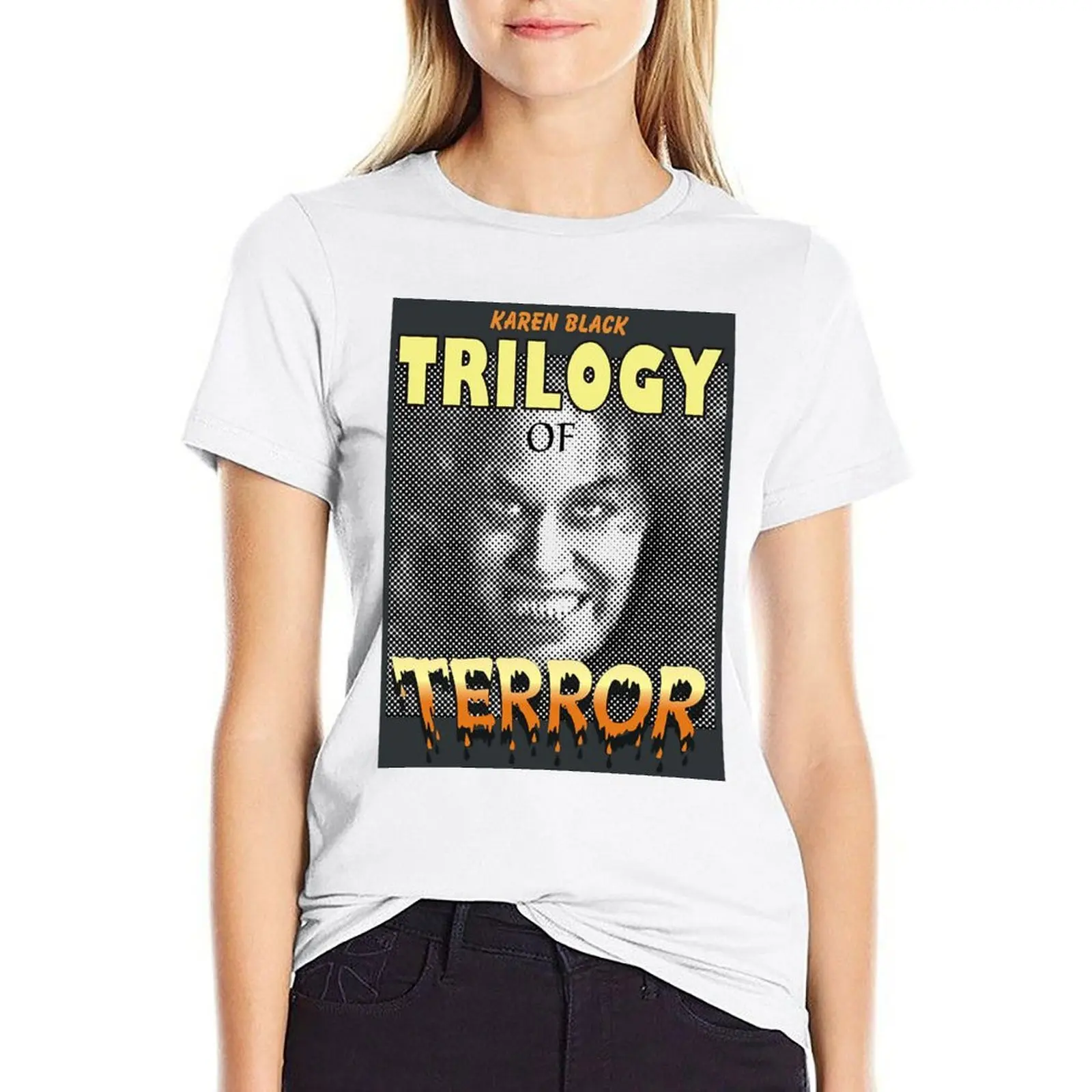 Strange Enough Special Thing Trilogy Of Terror Graphic For Fans T-shirt graphics tops tops Women