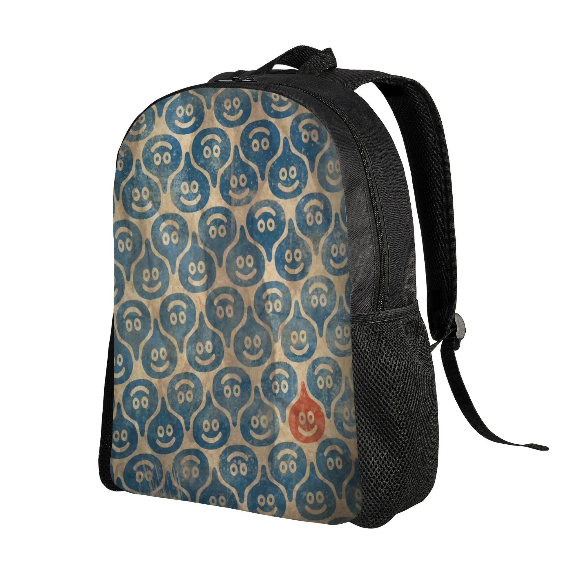 Dragon Quest Slime  Backpack  Female Polyester Hiking Backpacks Big Funny School Bags Rucksack