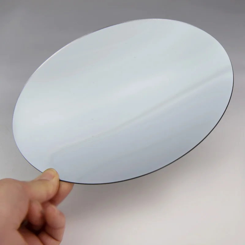 1PC 21cm Plastic Acrylic Parabolic Mirror Concave Minor Focus UV Protection Sturdy Durable  Refrective