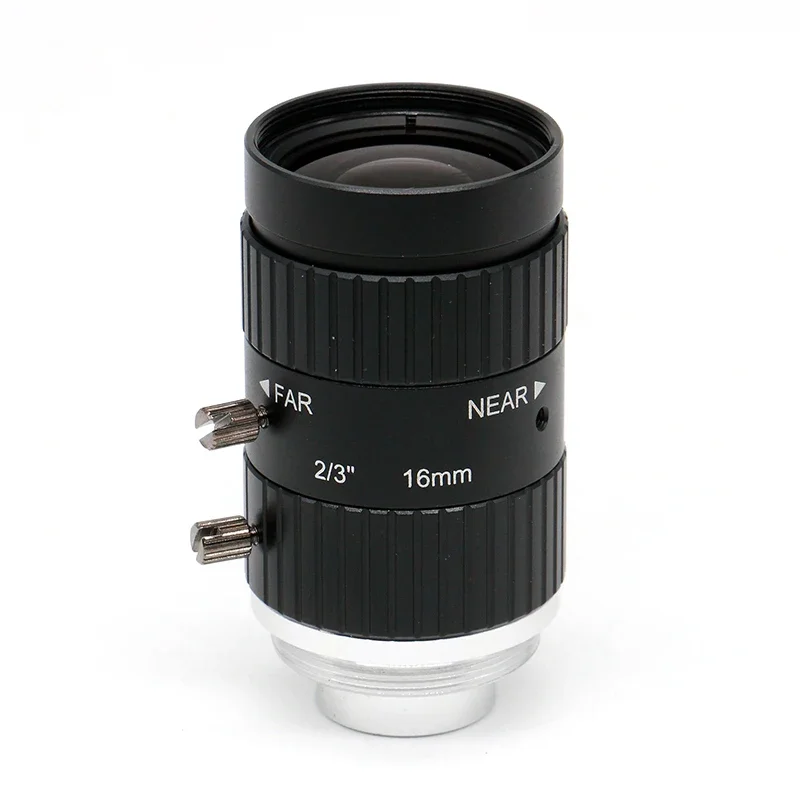

10MP 2/3" 16mm C-Mount Machine Vision Lens Low Distortion 4K Lens for UHD Industrial Network CCTV IP Security Cameras SL-0413