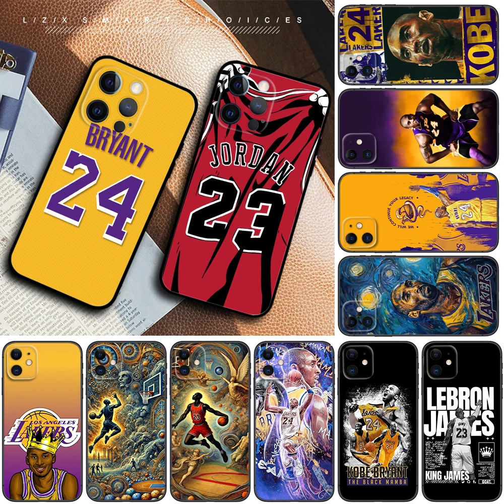 K-Kobe B-Bryant Soft phoneCase for Xiaomi Mi A2 A3 Poco F1 F2 F3 GT M2 M3 M4 M5 C40 X2 X3 NFC X4 pro