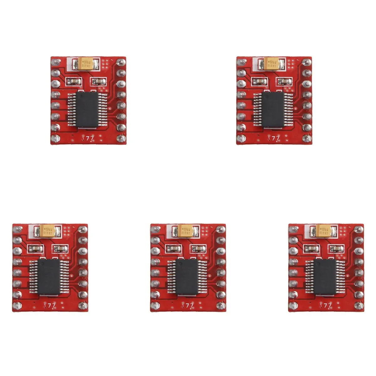 TB6612FNG Dual Motor Driver TB6612 Dual Motor Driver Board 1.5A 2.7-10.8V for Microcontroller L298N