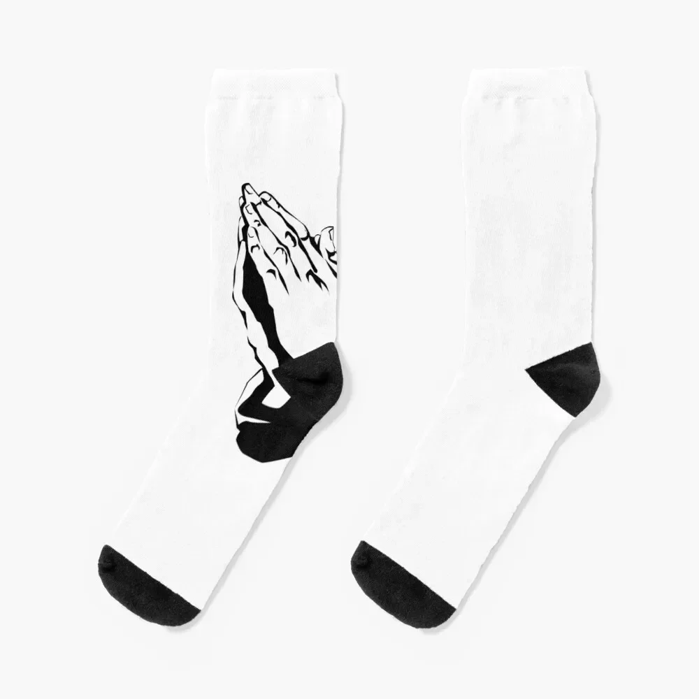 

Praying Hands Socks sheer football warm winter Running Mens Socks Women's