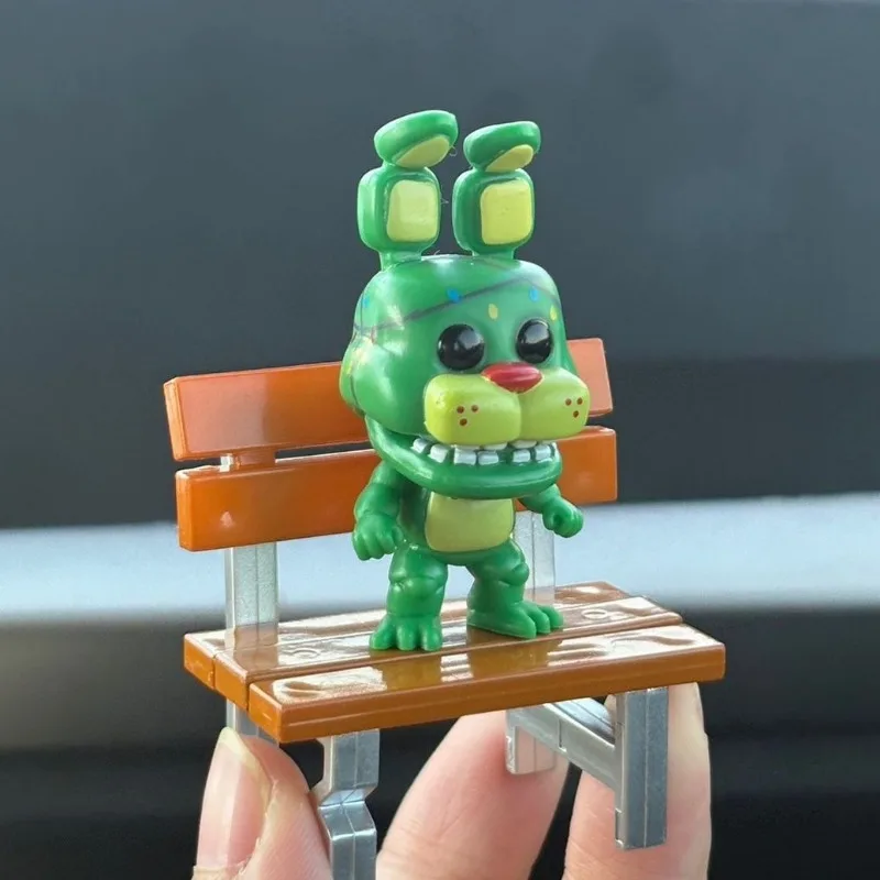 Cinco Noites At Freddys Série Figura Figuras de Brinquedo de Ação Springtrap Decoração de Mesa Bonito Dos Desenhos Animados Meninos Meninas Crianças Presente de Aniversário