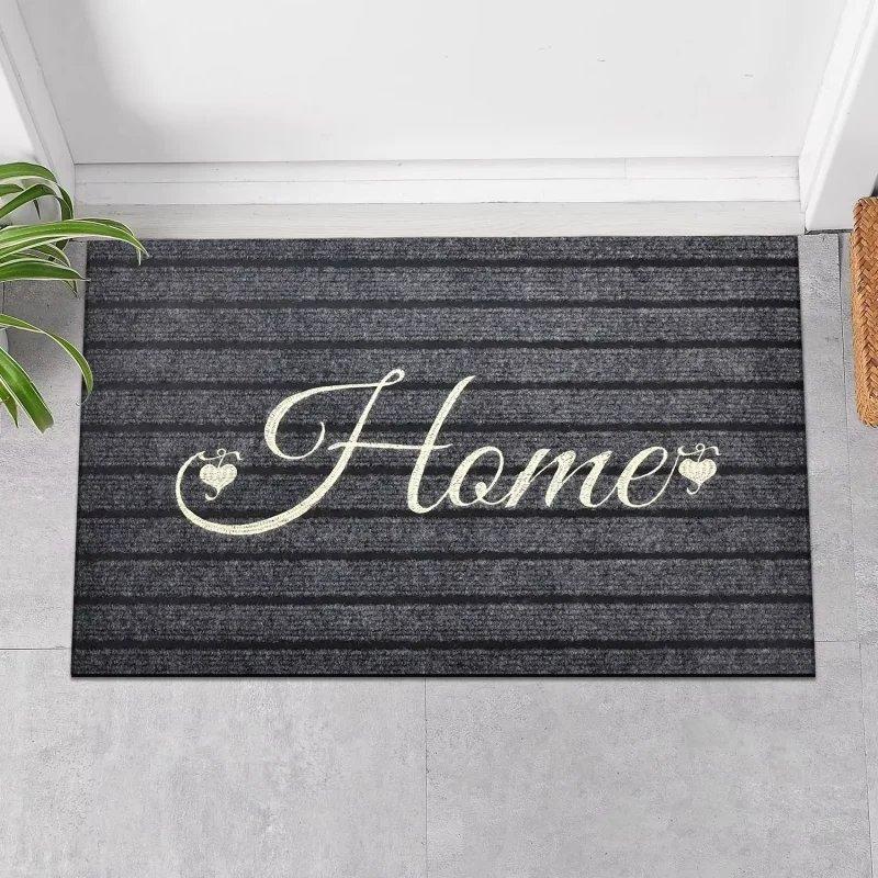 VIKAMA Welcome Door Mat Entrance Dust Removal Anti-Slip Mat Soft Bedroom Kitchen Carpet Home Decoration