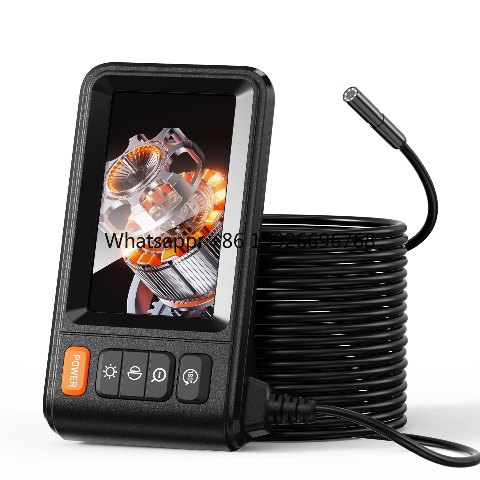

C21-M 4.3 Screen Vehicle Engine Car Pipe Inspection 1080P Borescope Camera Handheld Sewer Endoscope Camera With Flexible Cable