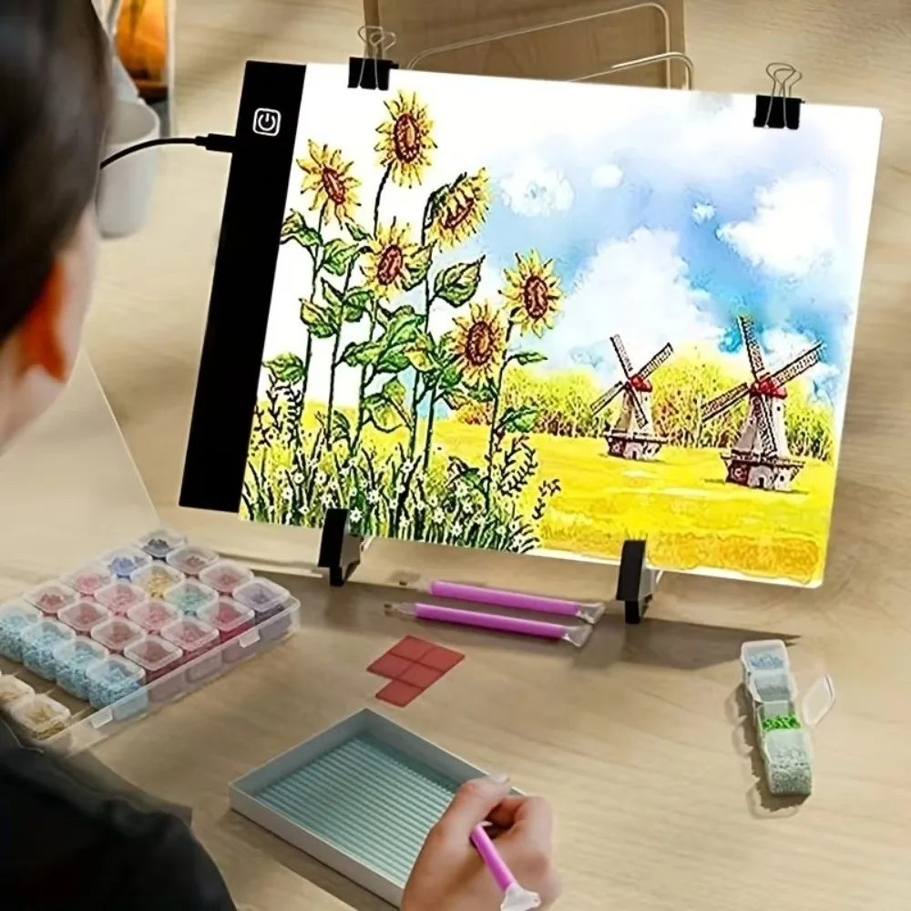 Three Level Dimmable Led Light Pad Brightness Adjustable Eye Protection Painting Pad Light-transmitting A4/A5