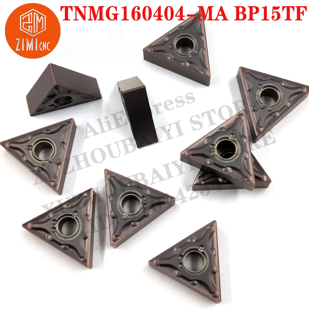 TNMG160404-MA BP15TF تنمج 160404-ما إدراج كربيد تحول إدراجات إدراجات كربيد ميكانيكي مخرطة معدنية أداة CNC أداة قطع