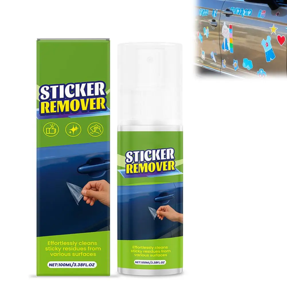 100 مللي غراء متعدد الأسطح Goo Gone مزيل تركيبة آمنة للسيارات لطلاء الزجاج البلاستيك الأنظف رذاذ لا أضرار ضمان Q2L5