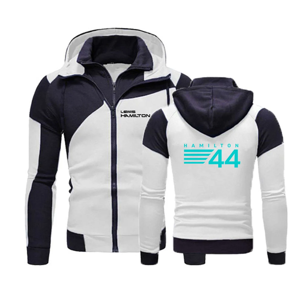 F1 Driver Lewis Hamilton Digital 44 New Spring Autumn Jacket Men Sweatshirt Hoodies Fleece Cotton Zipper Harajuku Male Coat view 5