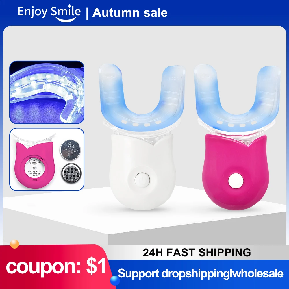 LED Teeth Whitening Machine Small Blue Light Teeth Whitening Light Teeth Bleaching Laser Treatment Personal Oral Care