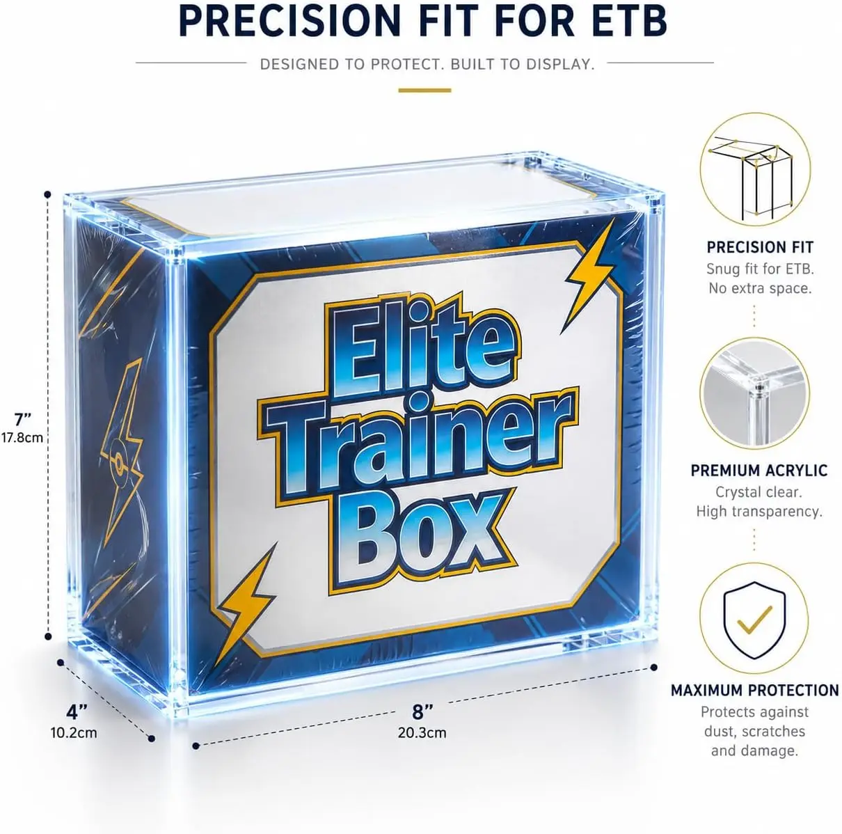 ETB Acrylic Case for 30th Anniversary – UV Protection & Magnetic Closure