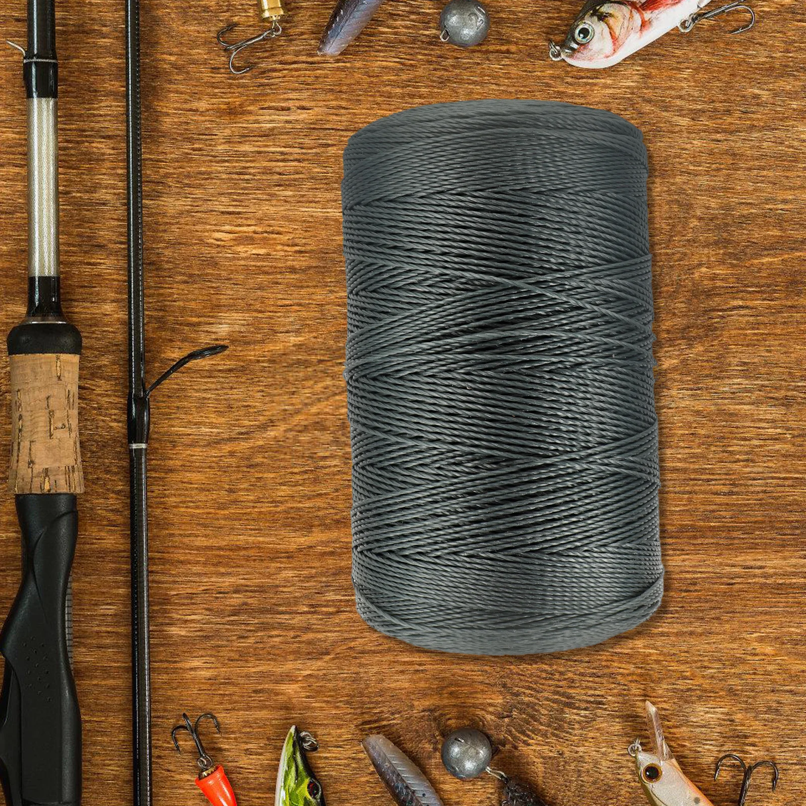 

Fishing Net Repair Strand Nylon Twine String Braided Fishing Line Multipurpose Netting Rope Durable Non Stretch