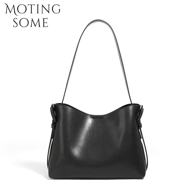 Motingsome Minimalism Women Handbag Fallow Style Shoulder Handbag and Purses Luxury Designer Satcheles Bosoton Tote 2025 New