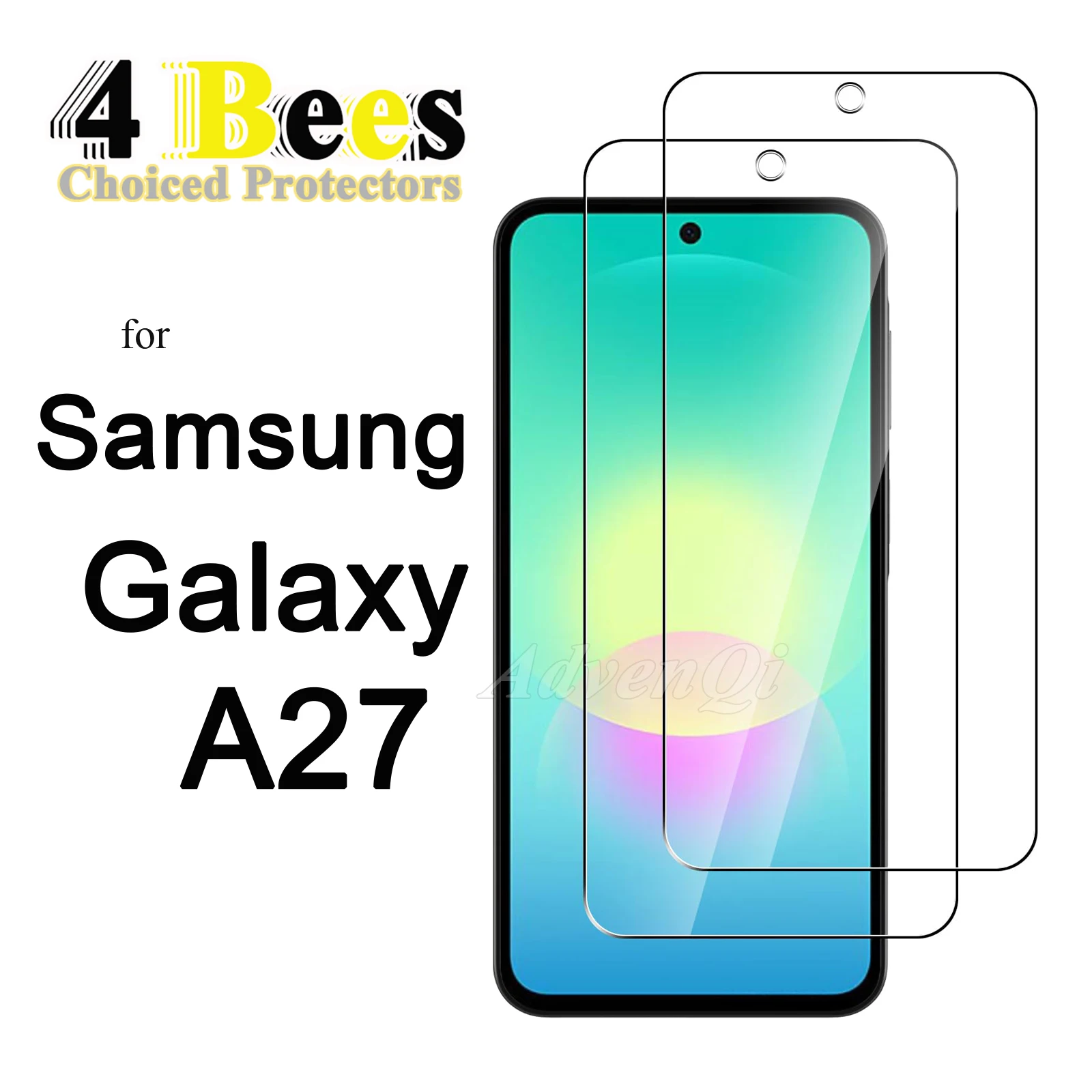 1-4 Pcs Tempered Glass For Samsung Galaxy A27 Screen Protector Protective Mica Cryatal Anti Scratch Case Friendly