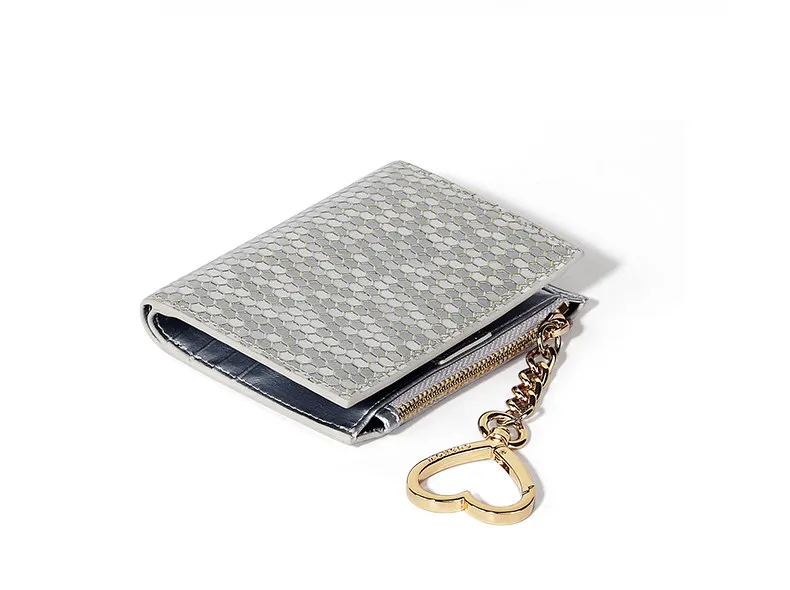 New Fashion Cow Genuine Leather Women Short Wallets Honeycomb Pattern Female Luxury Design Clutch Girl Lady Gift Cash Purse