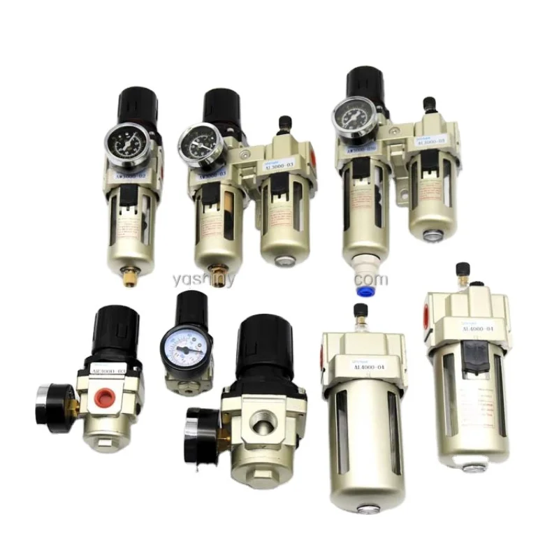 

3 Unit Combined Filter Lubricator Online Air Pressure Regulator