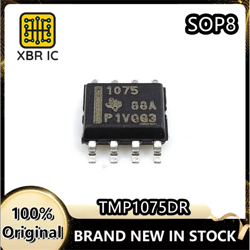 (40/60 Piece) TMP1075DR TMP1075 Package SOP8 Silk Screen 1075 Original Authentic Temperature Sensor Spot Fast Delivery