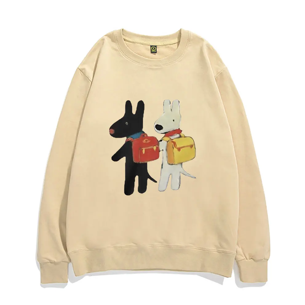 Gaspard and Lisa Best Friend Afterschoo Baby Graphic Sweatshirt Men Women Vintage Casual Pullover Male Funny Cartoon Pullovers