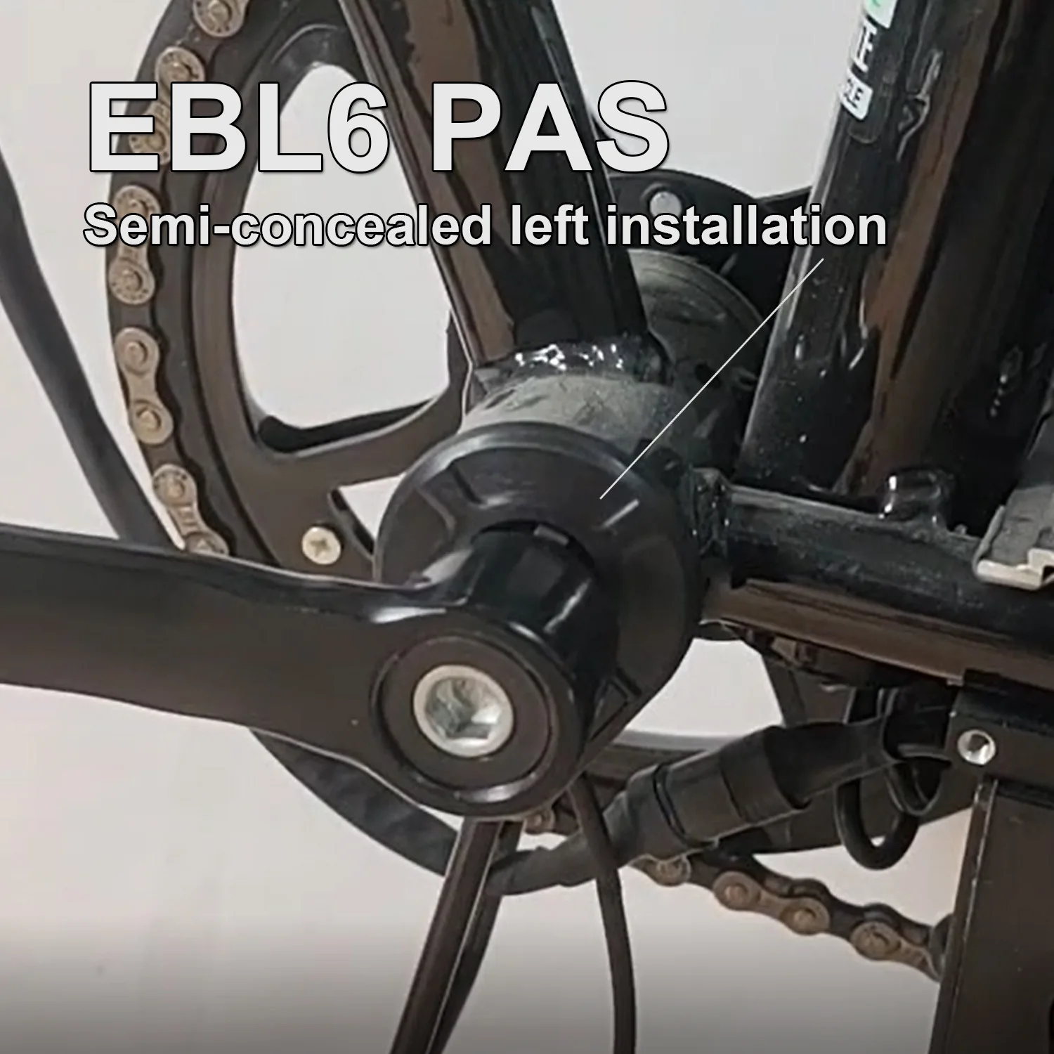 Left Pedal Assist Sensor for Electric Bikes Featuring Single Hall Sensor and 6 Magnets for Accurate and Stable Signal Detection