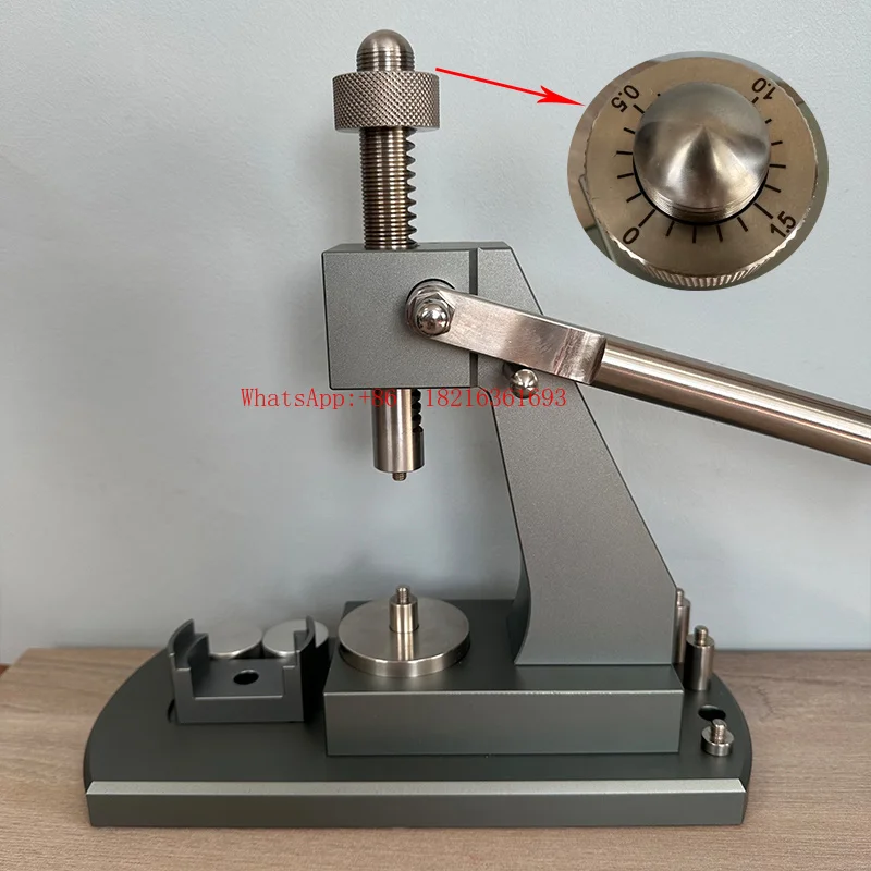 Limited Offer Upgraded Precision Watch Case & Crystal Press Tool, Manual Back Cover Closing Fitting Machine For Watchmaker Rep