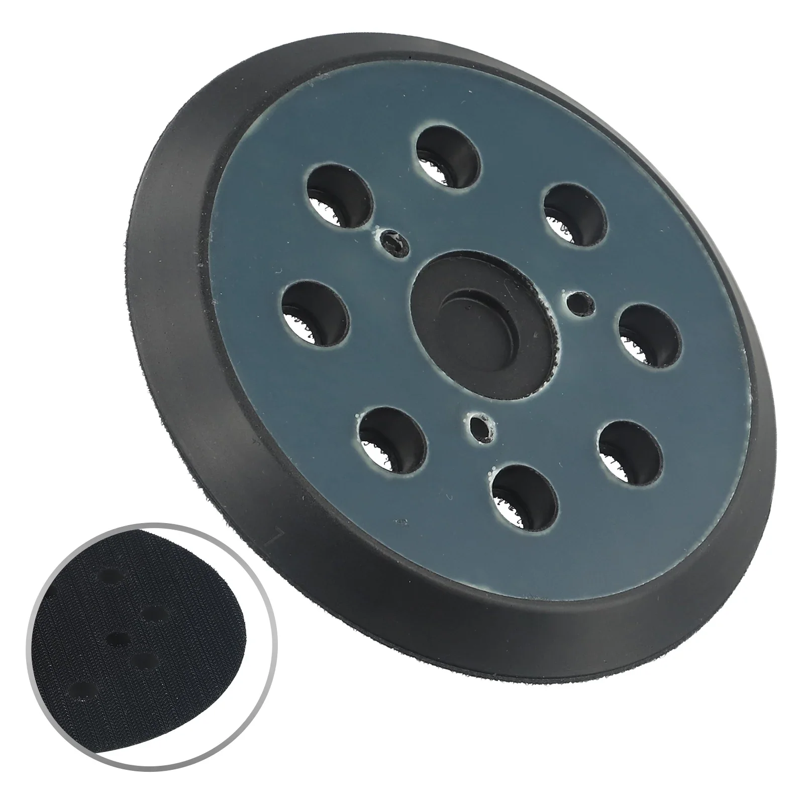 For Orbital Sander Backing Pad 125mm 8 Hole Replacement For Compatible Sanders BO5030 BO5041 For 7430818 And More