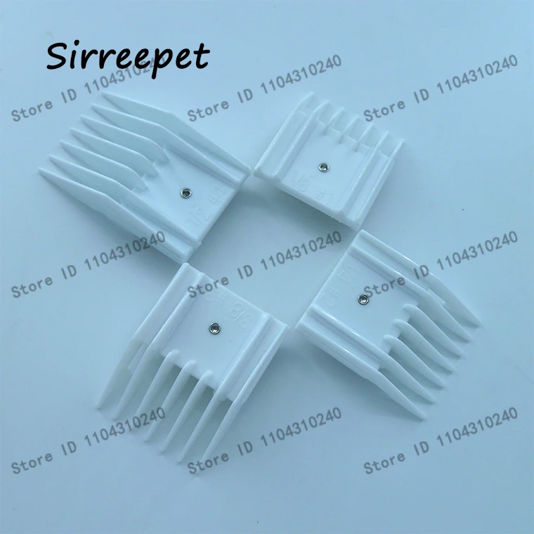 4 Pieces Professional A5 Style Hair Clipper Attachment Guard Guide Comb Standard Size Fit for Oster A5 Blade