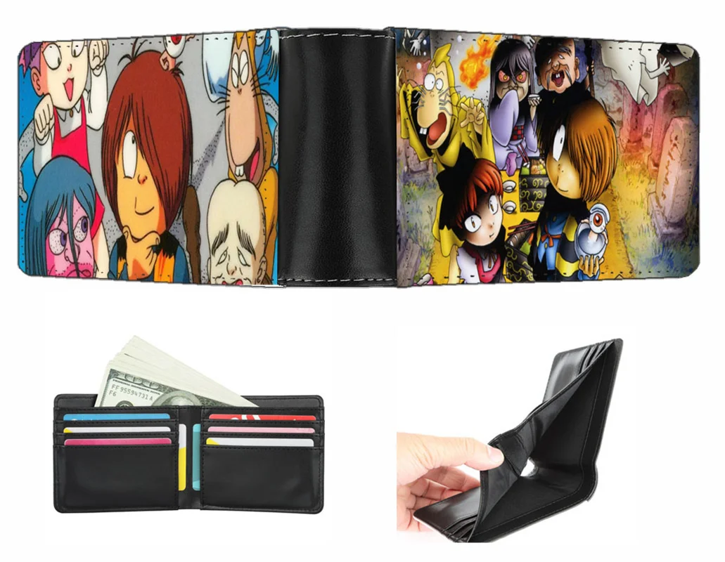 anime GeGeGe no Kitaro wallet Boys Girls Coin Carroon purse teenagers Card Holder PU Short Purse Men Women wallet