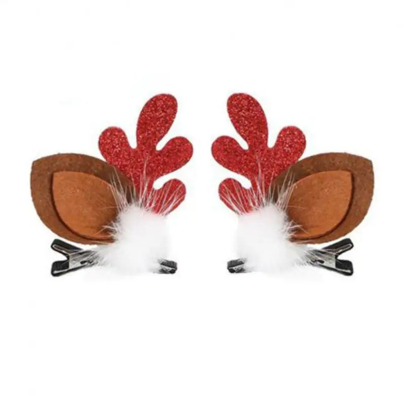 Cute Festive Unique Stylish Adorable Holiday Hairpin For Kids Christmas Hair Accessory For Festive Headpiece Popular