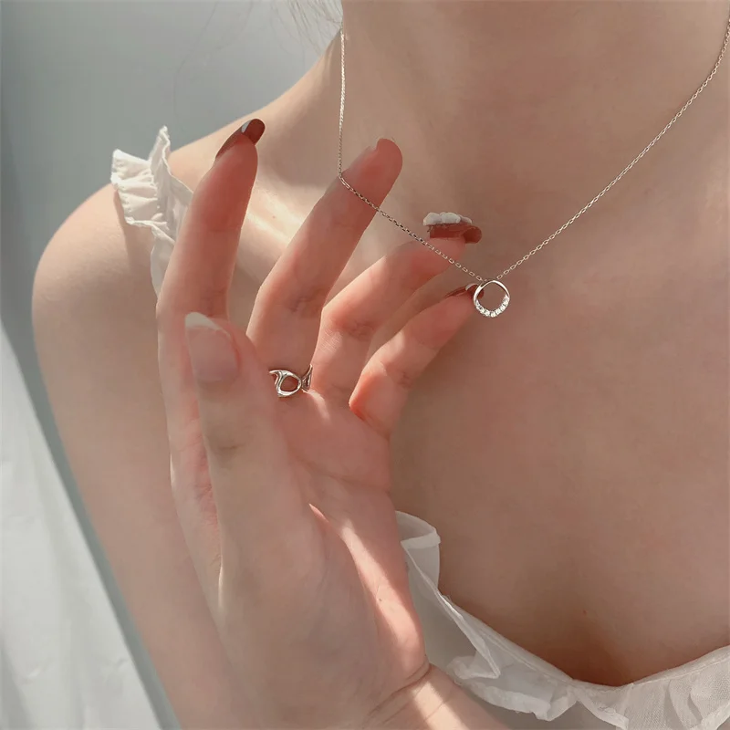 

925 Sterling Silver Plated Zircon Square Charm Pendant Necklace for Women Wedding Jewelry e1116