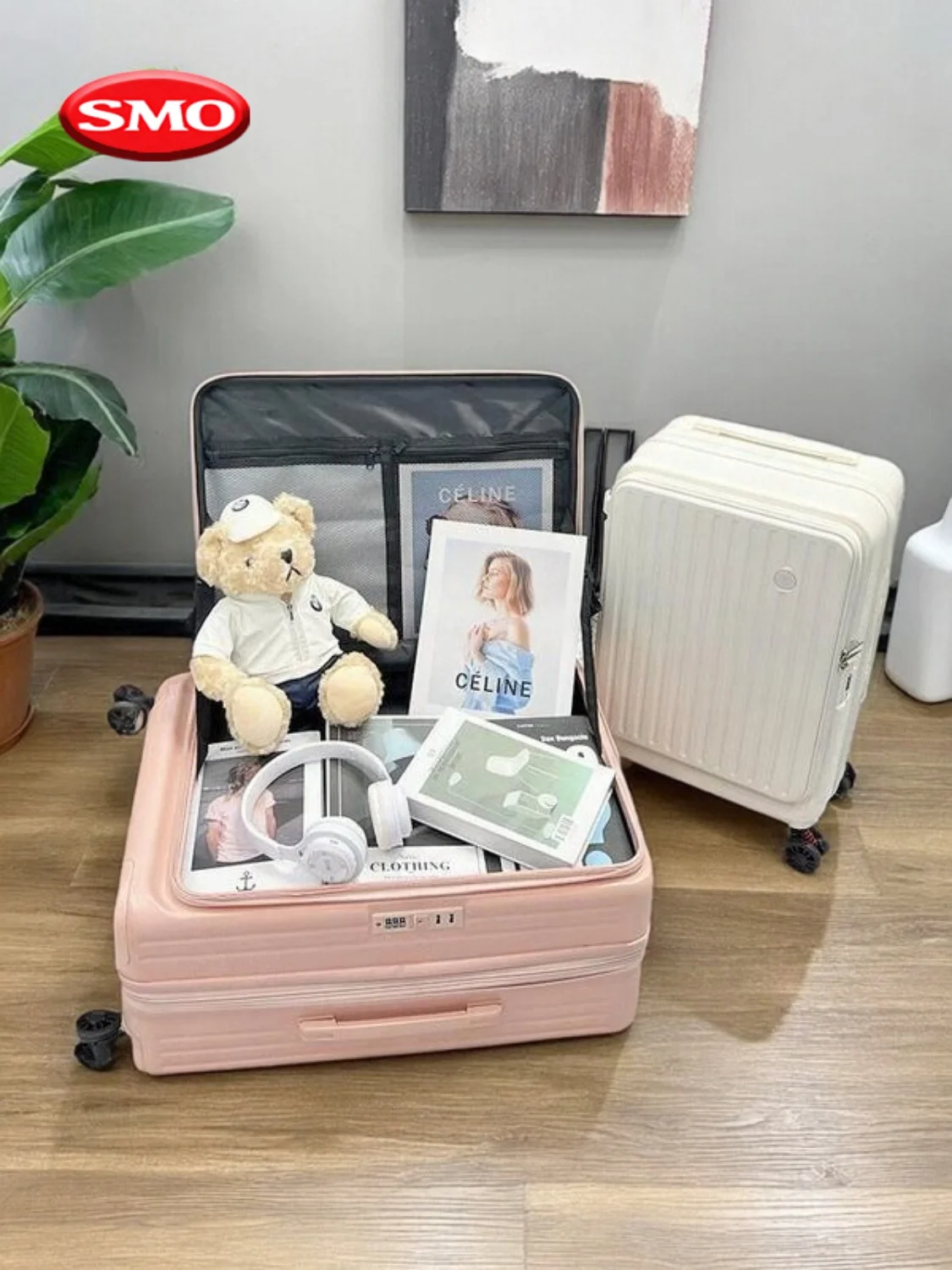 

Большой вместительный мужской чемодан с боковым открытием, 20 дюймов, для ручной клади, новый, бесшумный, с откидной крышкой, на выдвижной ручке, в уличном стиле