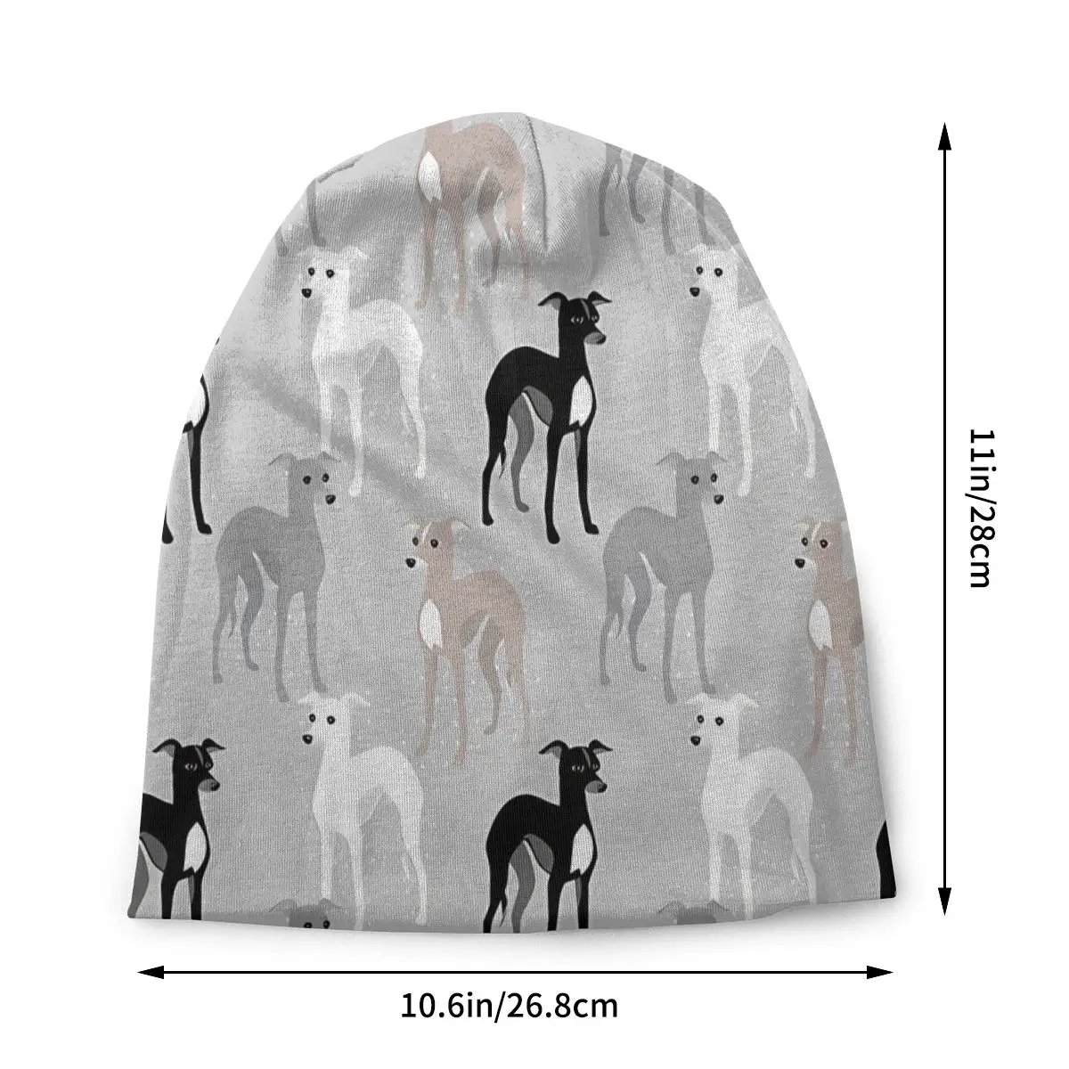 Greyhound Dog Fashion Hats Italian Greyhounds Thin Hat Bonnet Special Skullies Beanies Caps Men Women's Earmuffs