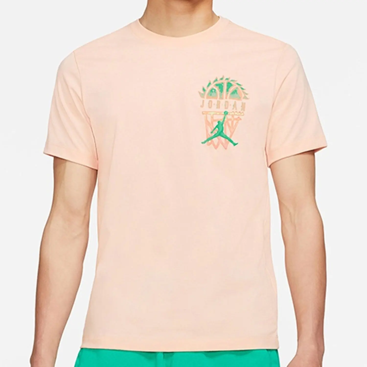 

Nike Authentic JORDAN Round Neck Knit Casual Men's Short Sleeve T-Shirt DQ8643-800