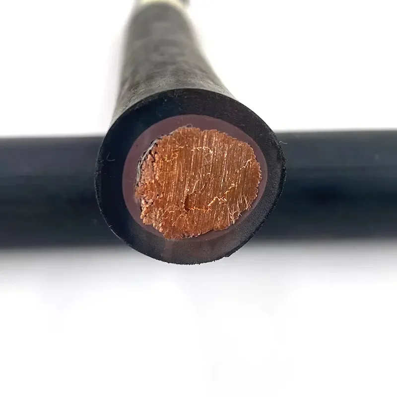 【From China】Hot-selling Single Rubber Cable 120mm2  With Flexible Welding Black Sheath Cable