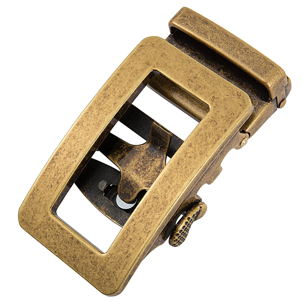 New men's leather strap male automatic buckle belt 3.5cm men authentic girdle trend belts ceinture Fashion designer