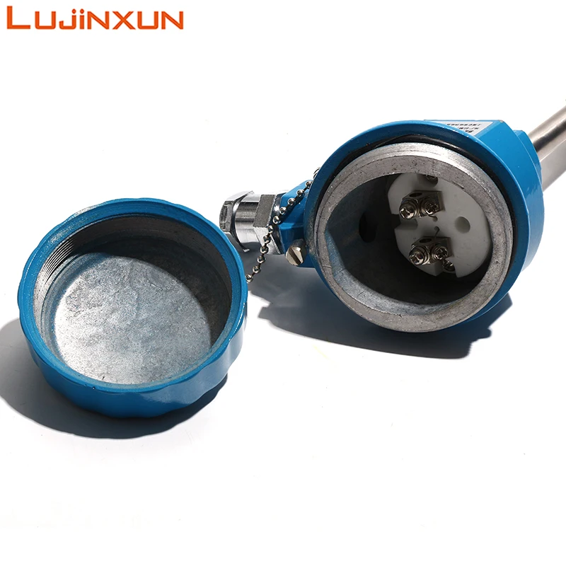 LUJINXUN M27*2mm Threaded Installation Thermocouple PT100 Explosion-proof Thermal Resistance WZP(WRN)-240 Temperature Probe 1pc