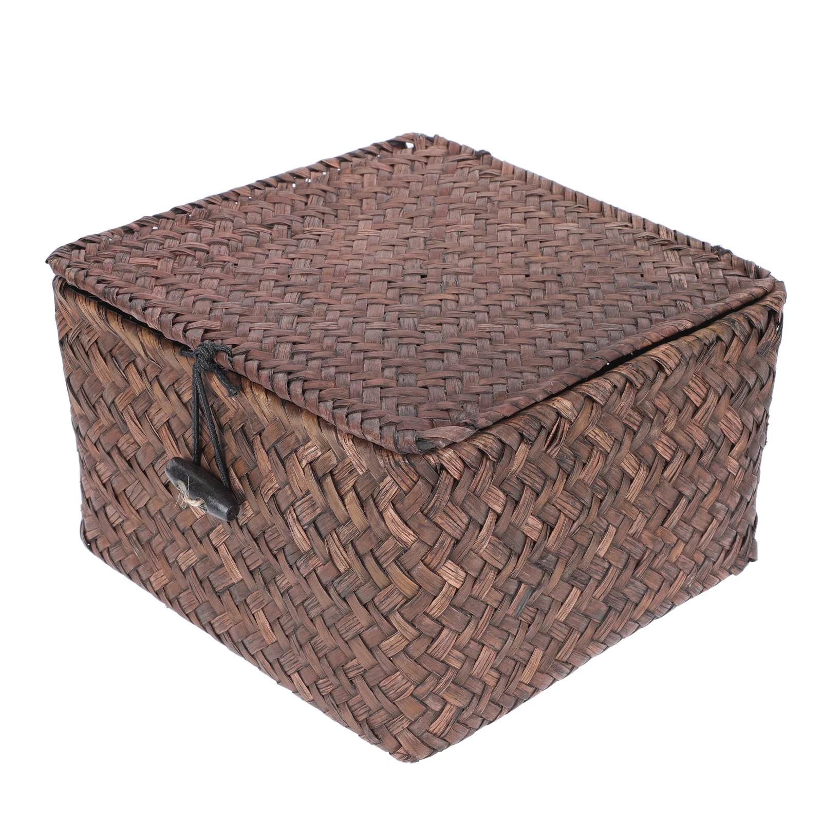 

Woven Storage Box Home Supplies Multi function Decorative Indoor Basket Simple Sundries ganizer Sturdy Compact Lightweight Large