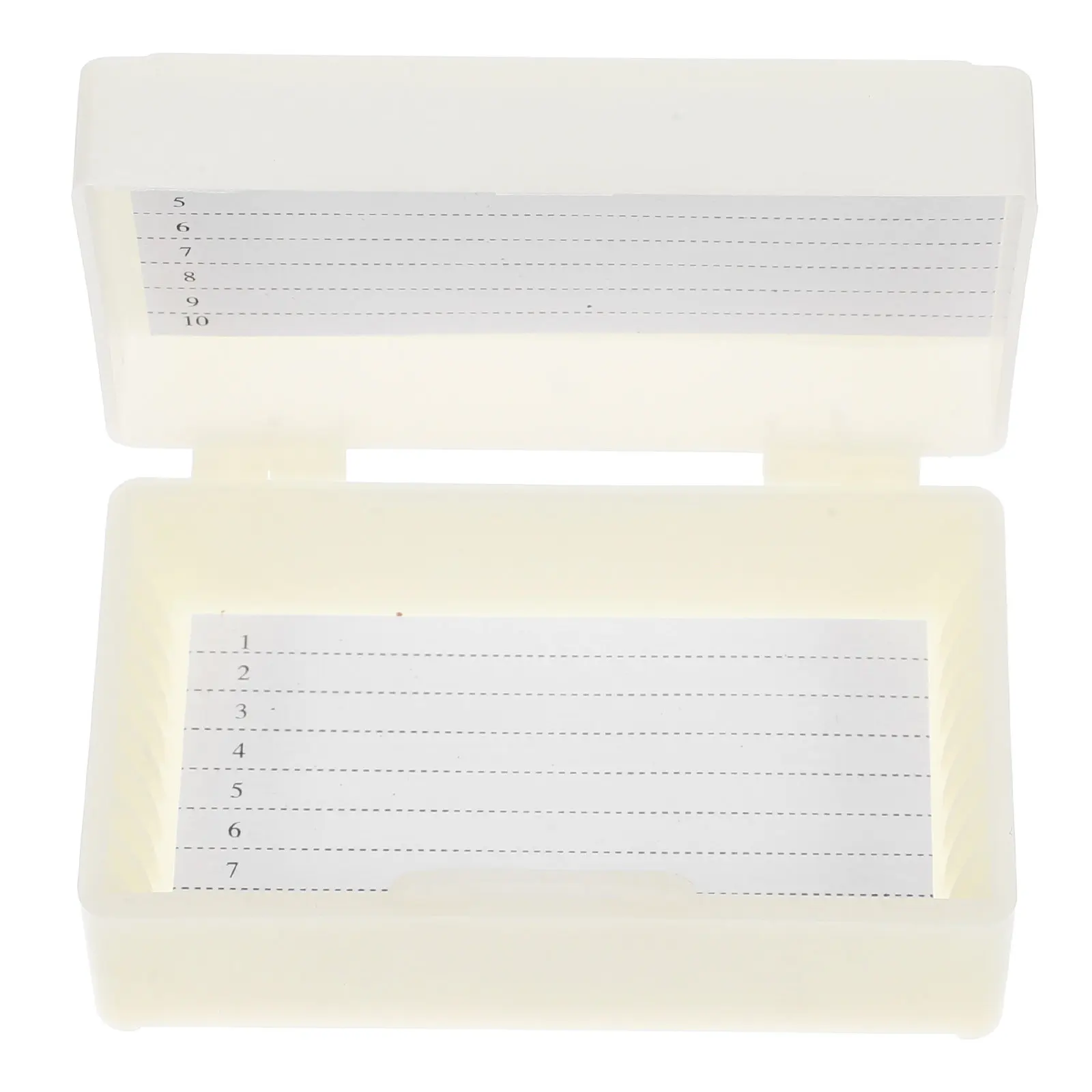 Microscope Slide Rack Holder Accessories Laboratory Storage Container File Case
