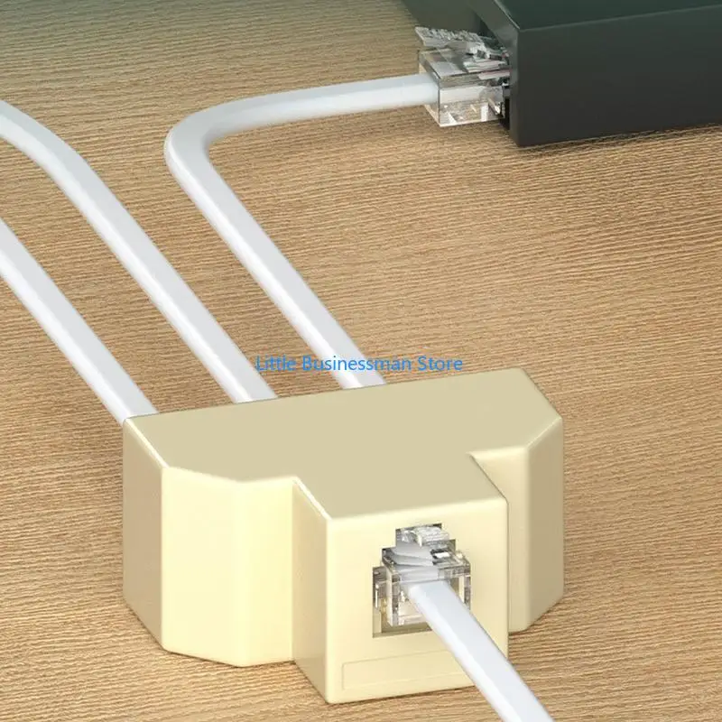 Telefon Splitter Drei-Steckdose Stecker Telefon Splitter Telefon Zubehör M76A – Detail 4