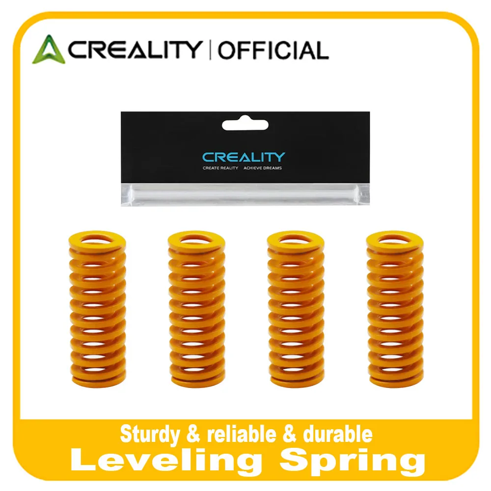 Creality-4PCS Ender 3 Hot Bed Glass Platform Leveling Spring Extruder 3D Printer Accessories for Ender 3 Series/5/S1/3 V2