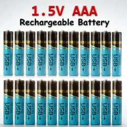1.5V AA/AAA Rechargeable Lithium Battery Durable And Practical Long-Lasting Battery Life High Capacity Electronic Key Toy