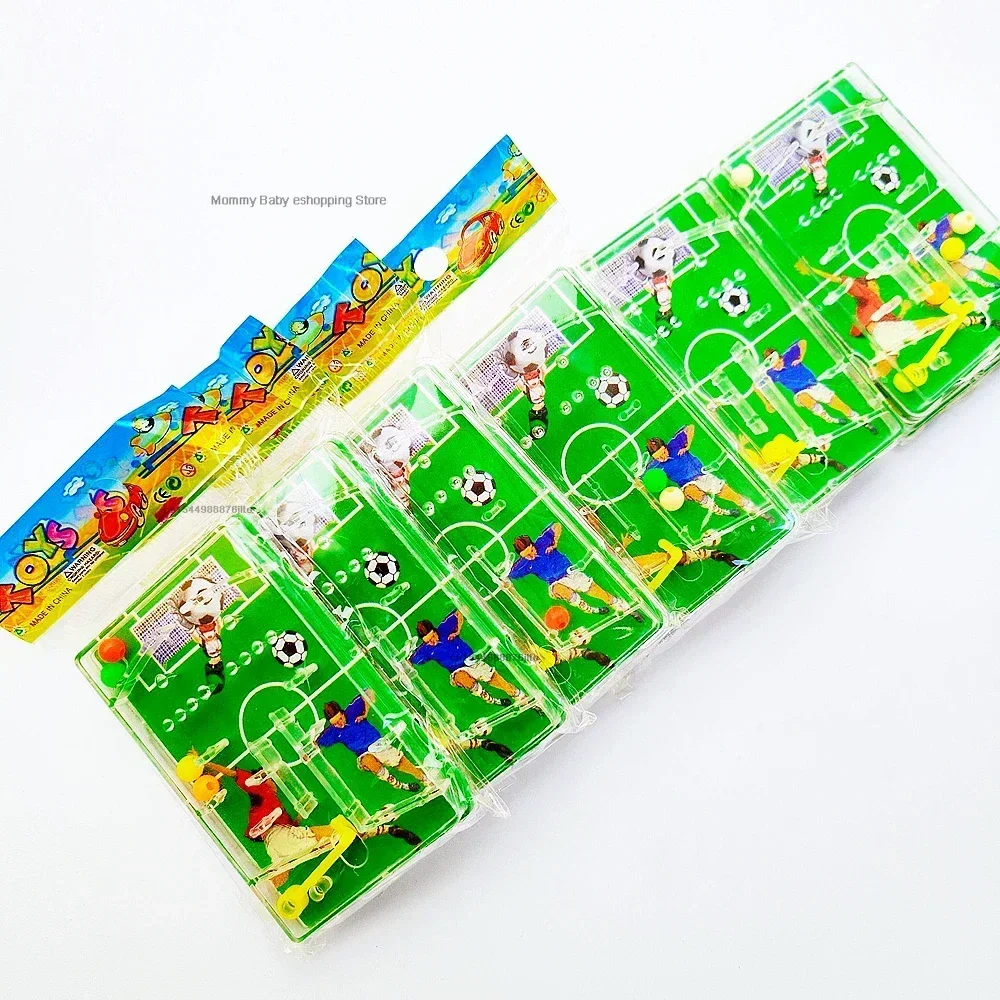 1pc Soccer Table Football Maze Game Kids Early Educational Toy Football Theme Birthday Gift Labyrinth Unlock Toy